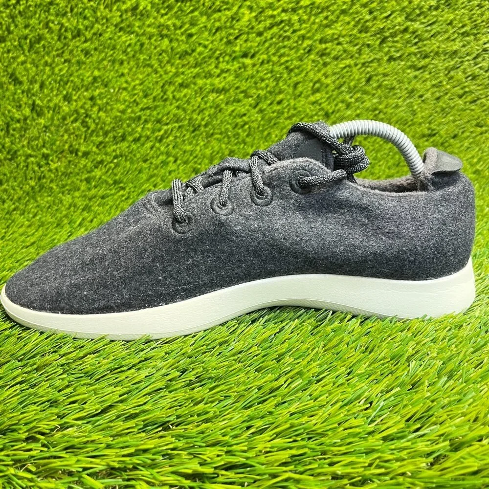 Allbirds Wool Runners Mens Size 10 Black White Casual Walking Shoes Sneakers - Picture 2 of 10